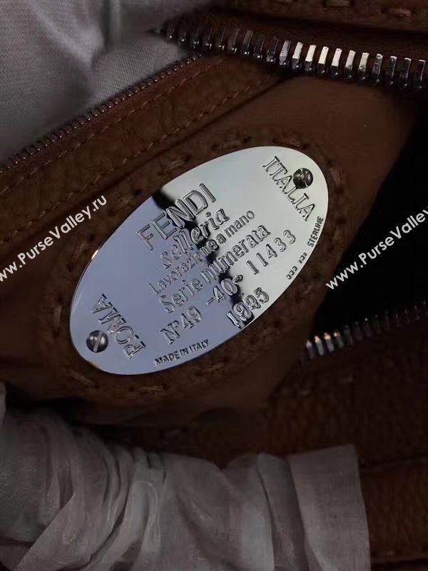 Fendi lei selleria coffee dark bag 5565