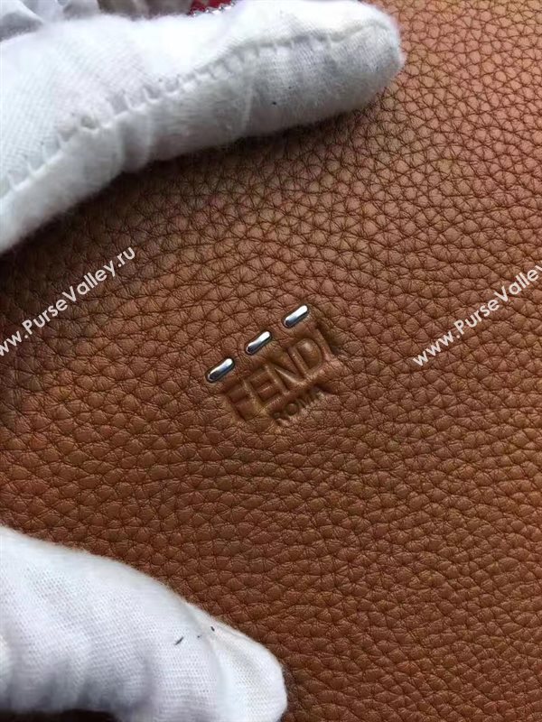 Fendi lei selleria coffee dark bag 5565