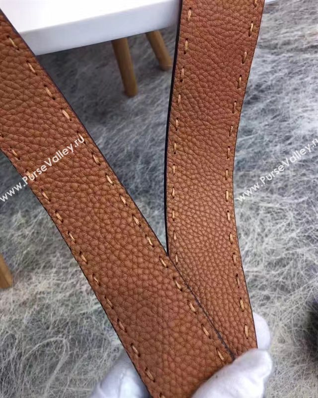 Fendi lei selleria coffee dark bag 5565