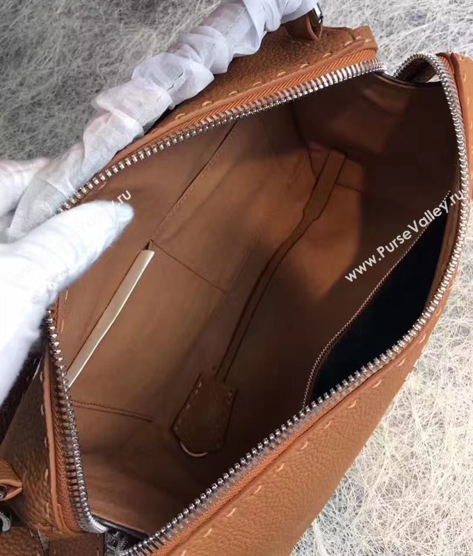 Fendi lei selleria coffee dark bag 5565