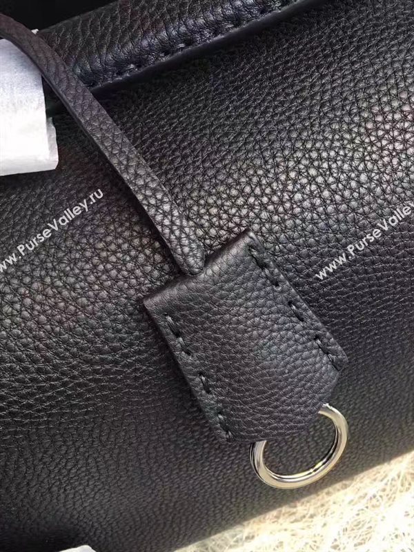 Fendi lei selleria black silver v bag 5566