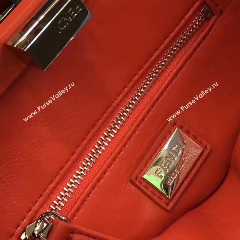 Fendi mini peekaboo light blue v you strap bag 5570