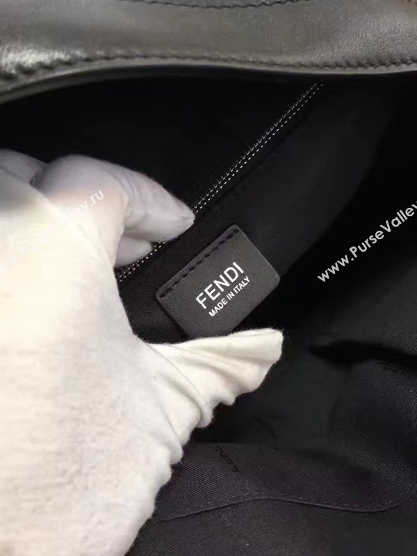 Fendi large backpack black white v bag 5573