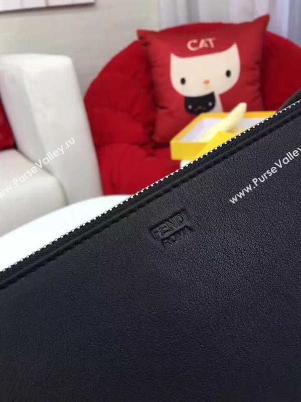 Fendi clutch black bag 5574
