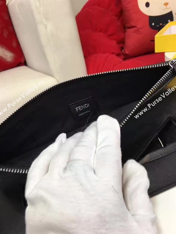 Fendi clutch black bag 5574