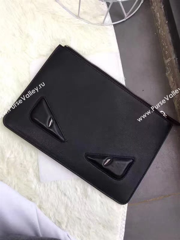 Fendi clutch black bag 5574