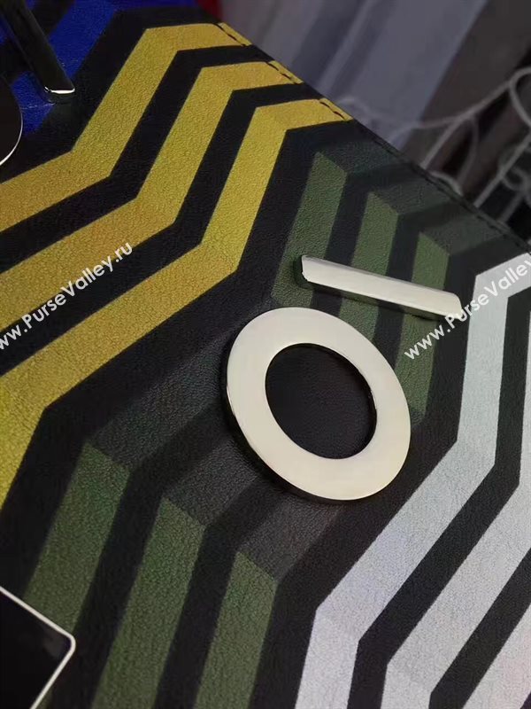 Fendi tri rainbow clutch zipper bag 5580