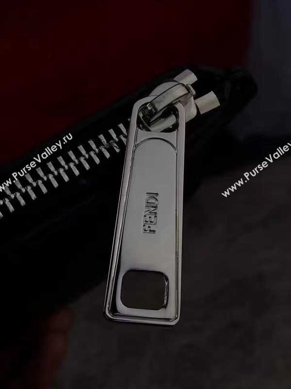 Fendi tri rainbow clutch zipper bag 5580