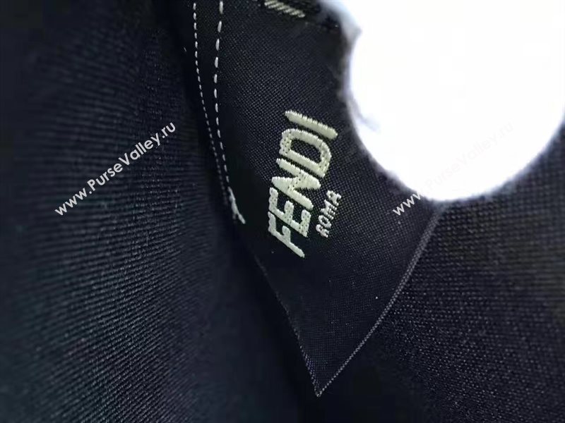 Fendi clutch black stud v bag 5584