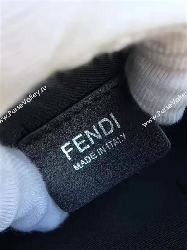 Fendi clutch black stud v bag 5584