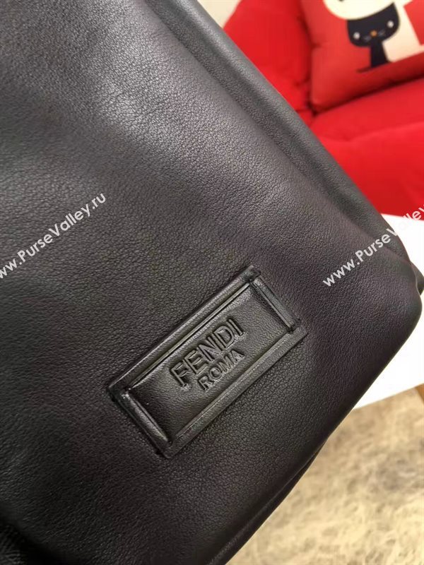 Fendi large backpack black gray v bag 5588