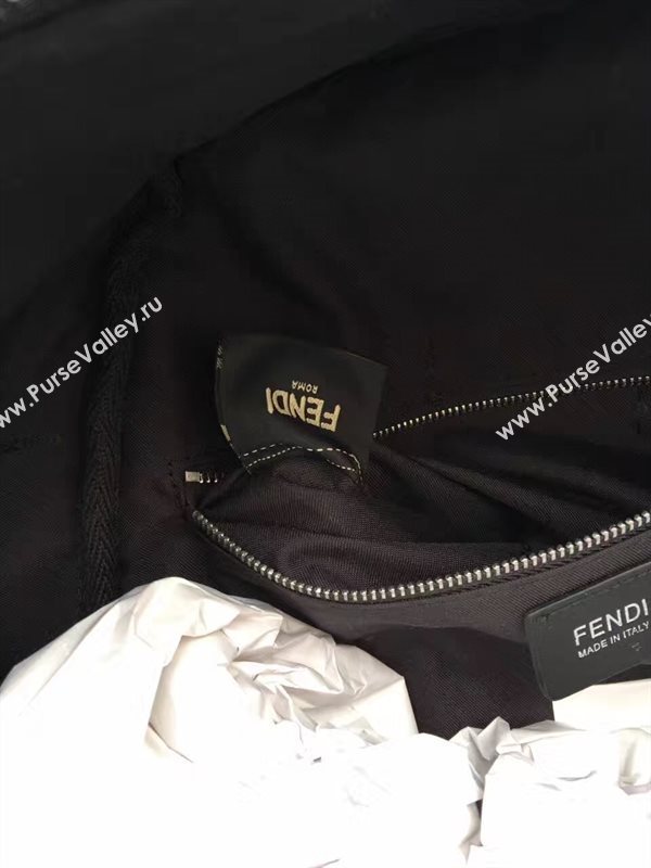 Fendi large backpack black gray v bag 5588