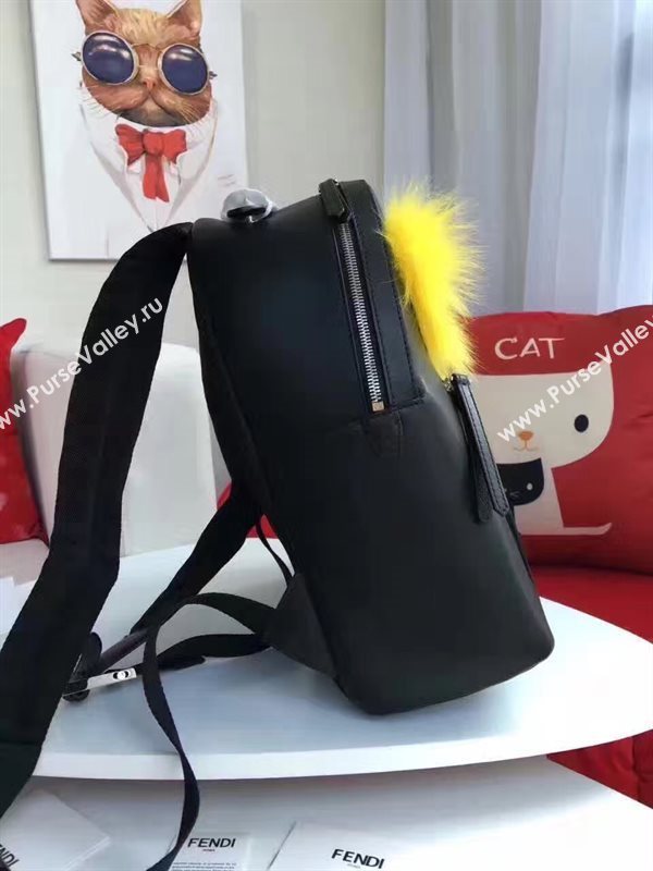 Fendi monster black backpack bag 5589