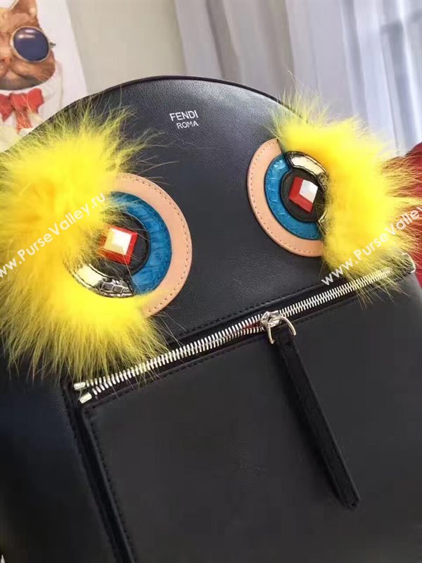Fendi monster black backpack bag 5589