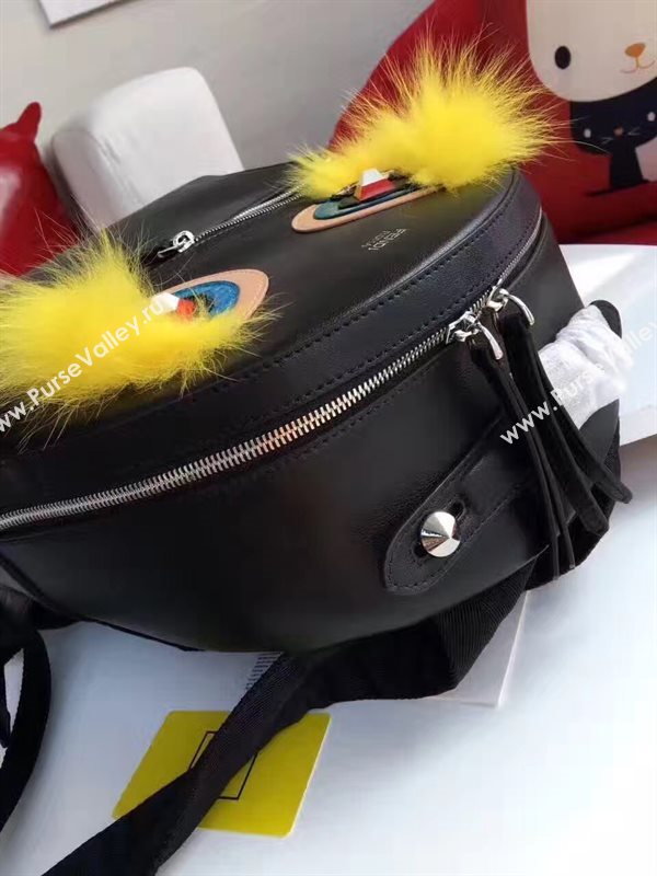 Fendi monster black backpack bag 5589