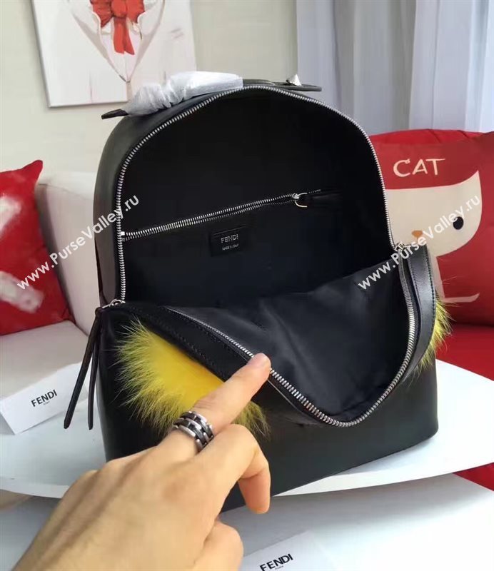 Fendi monster black backpack bag 5589