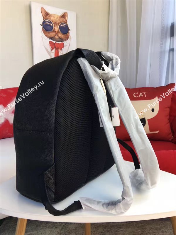 Fendi large monster backpack yellow black bag 5591