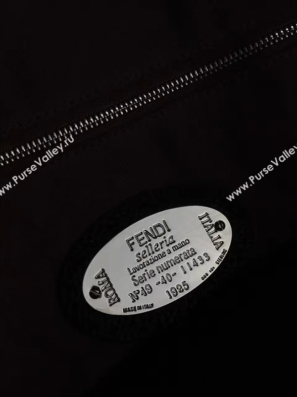 Fendi large monster backpack yellow black bag 5591