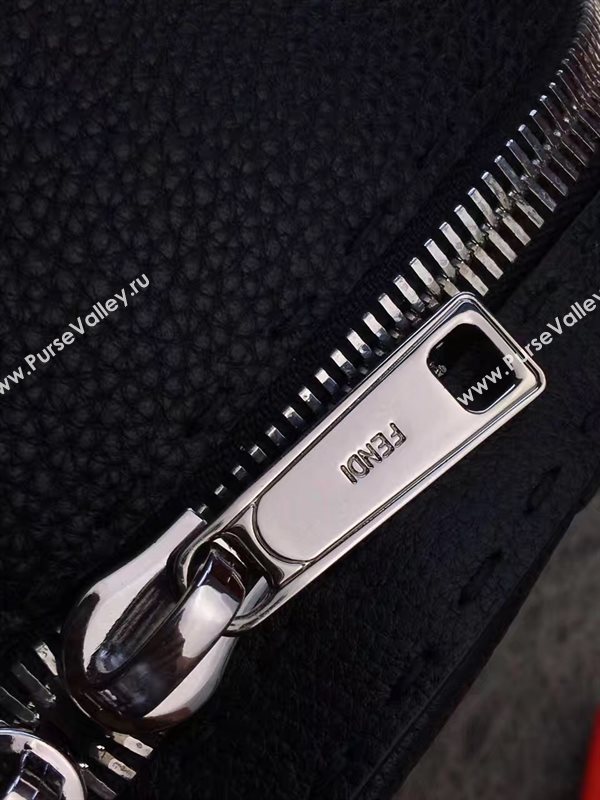 Fendi large monster black backpack bag 5592