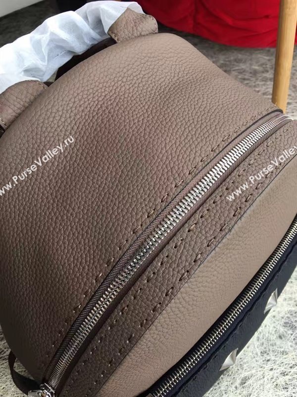 Fendi large monster backpack pocket black bag 5595