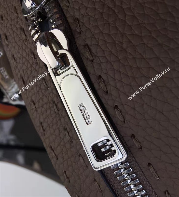 Fendi large monster backpack pocket black bag 5595