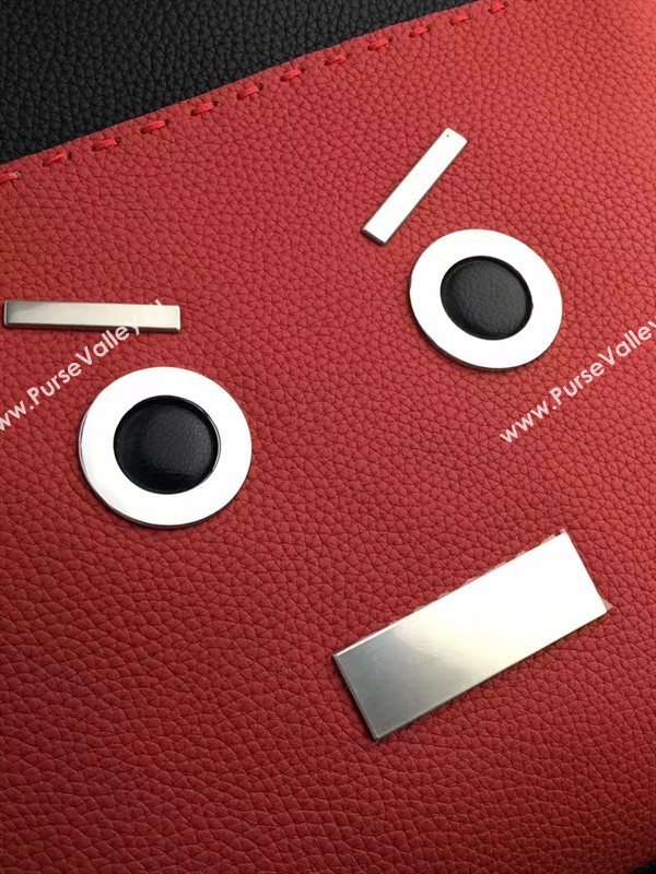 Fendi large monster backpack black red v bag 5596