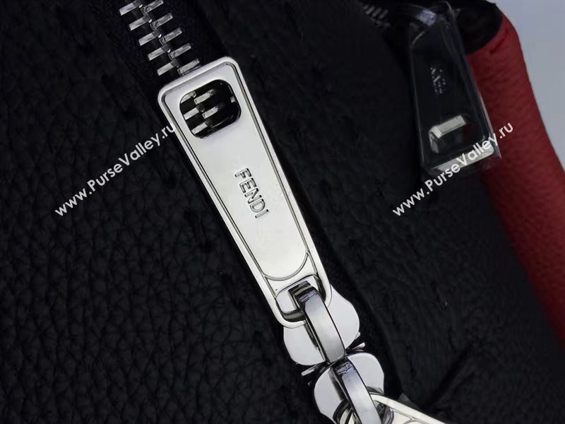 Fendi large monster backpack black red v bag 5596