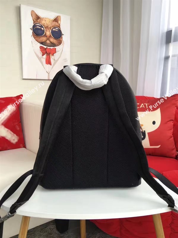 Fendi large monster backpack black gray v bag 5597