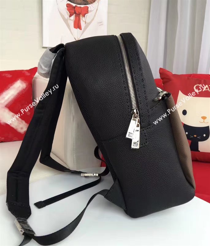 Fendi large monster backpack black gray v bag 5597