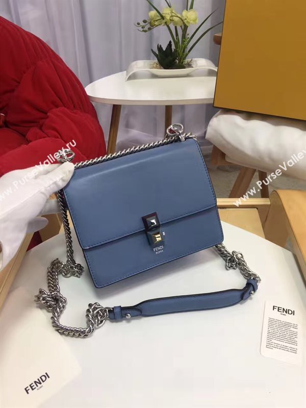 Fendi mini kan blue I bag 5599