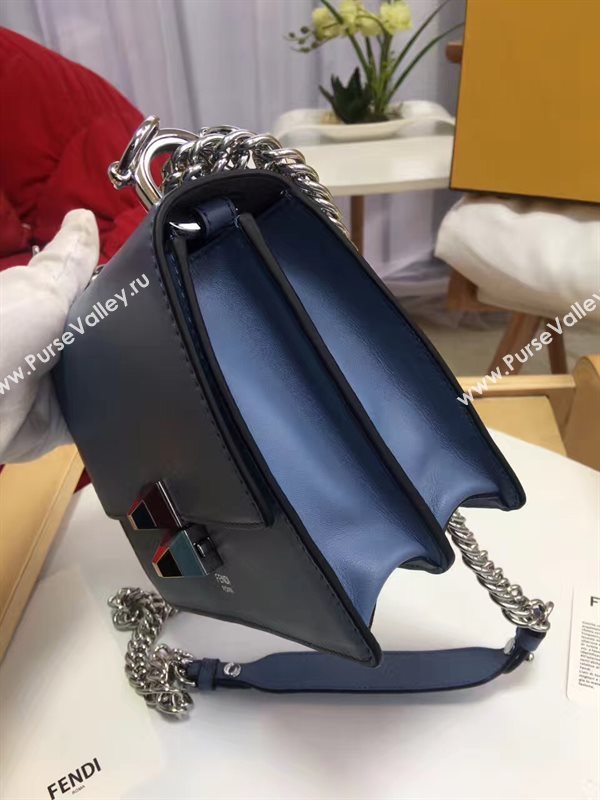 Fendi mini kan blue I bag 5599