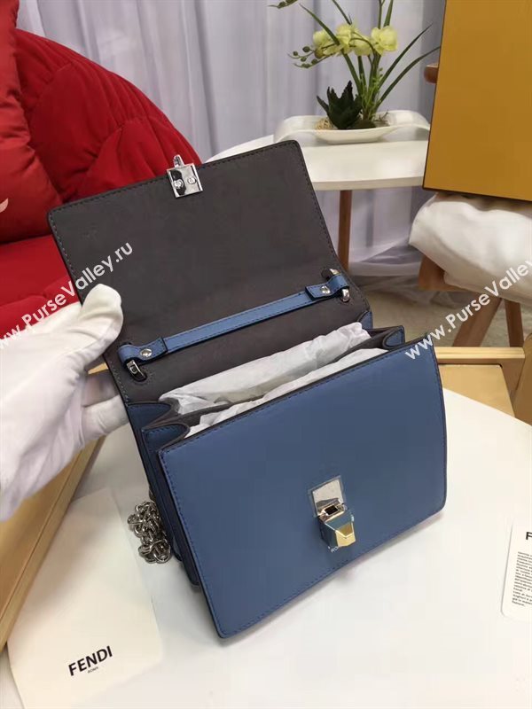Fendi mini kan blue I bag 5599