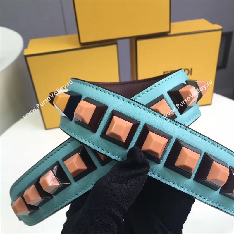 Fendi strap you v black blue 5503