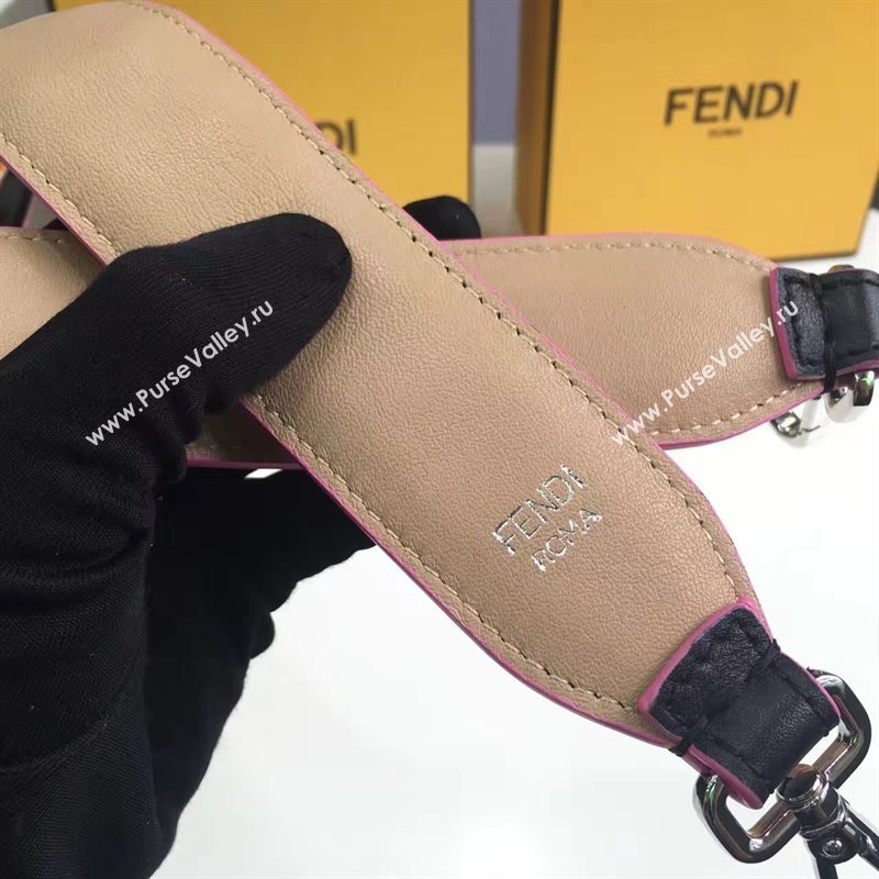 Fendi strap you black tan rainbow 5504