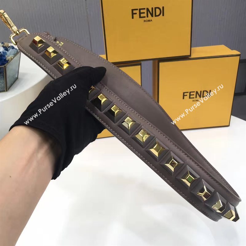 Fendi strap you gray gold v hardware 5505