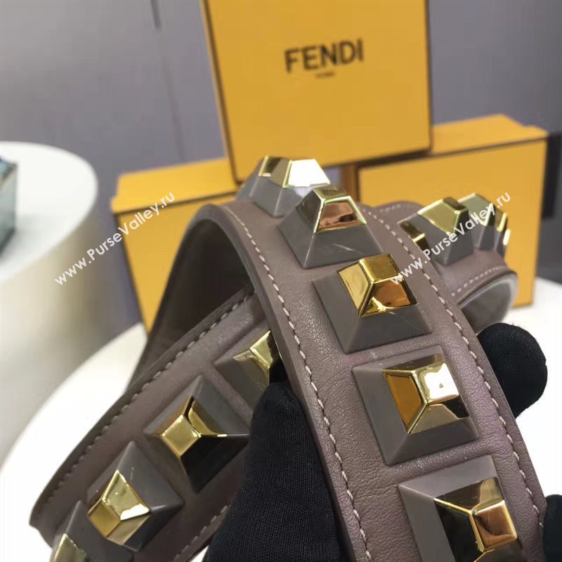 Fendi strap you gray gold v hardware 5505