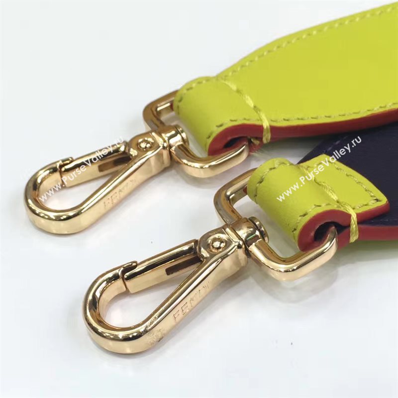 Fendi strap black you yellow 5514