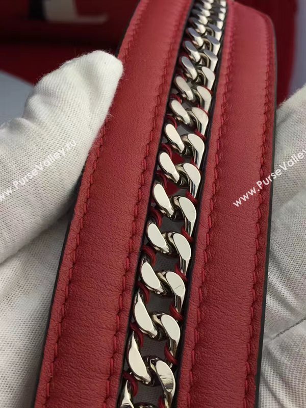 Fendi strap you v red silver 5516
