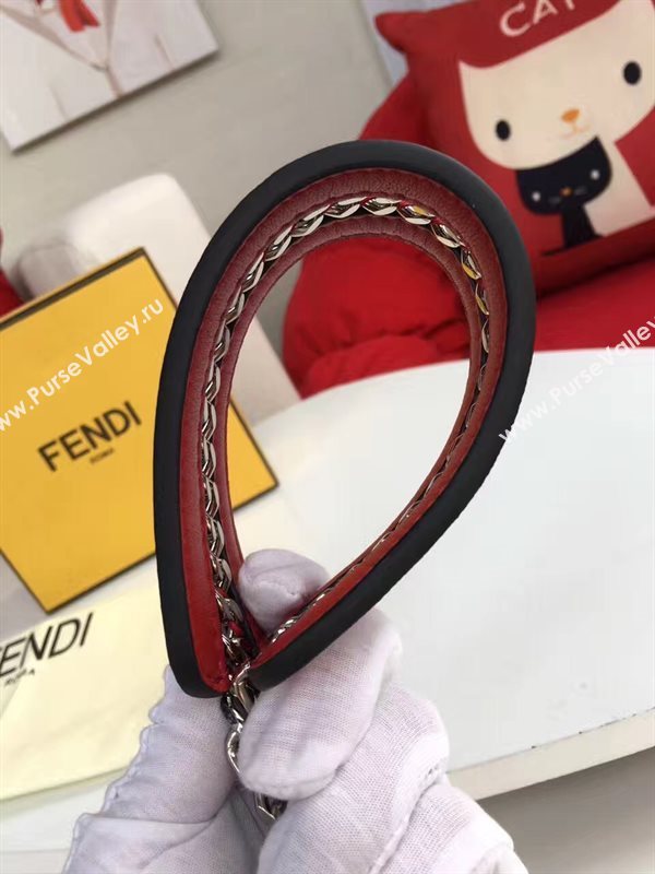 Fendi strap you v red silver 5516