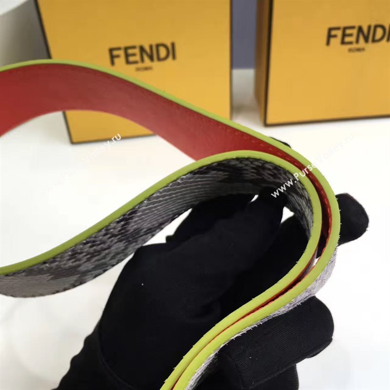 Fendi strap you v orange snake 5517