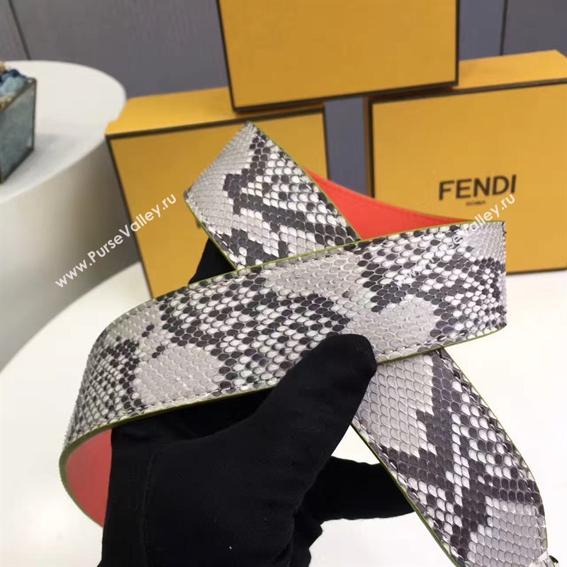 Fendi strap you v orange snake 5517