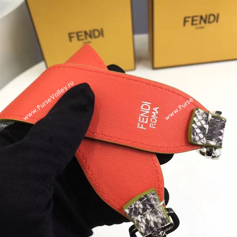 Fendi strap you v orange snake 5517