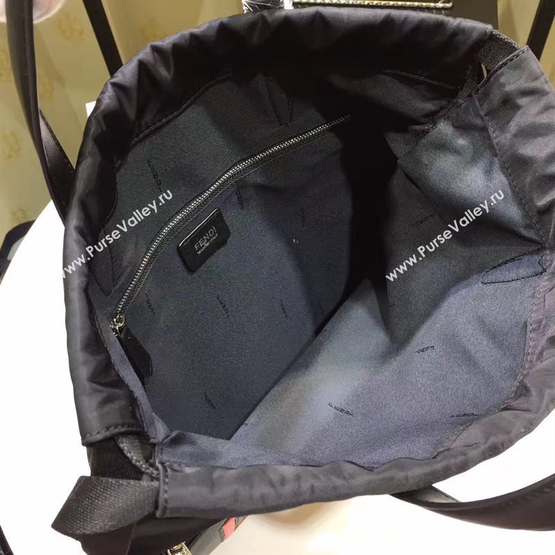 Fendi large backpack black bag 5534