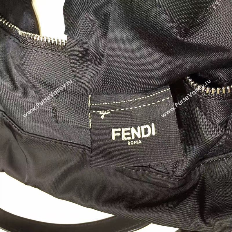 Fendi large backpack black bag 5534