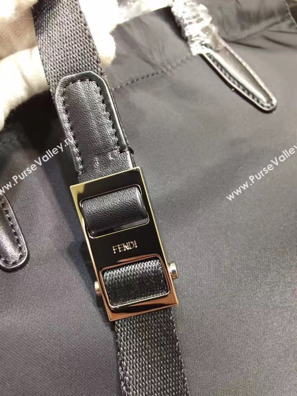 Fendi large backpack black bag 5534