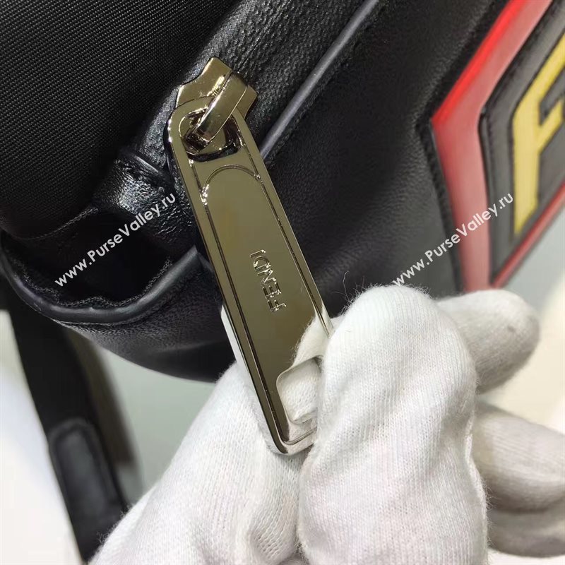 Fendi large backpack black bag 5534