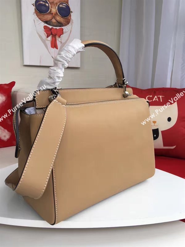 Fendi shoulder tote tan bag 5537