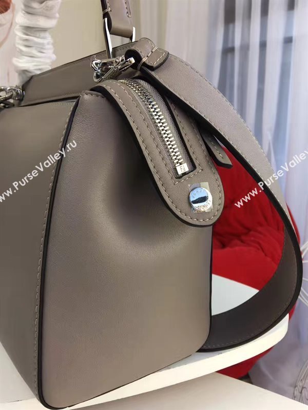 Fendi shoulder gray tote bag 5539