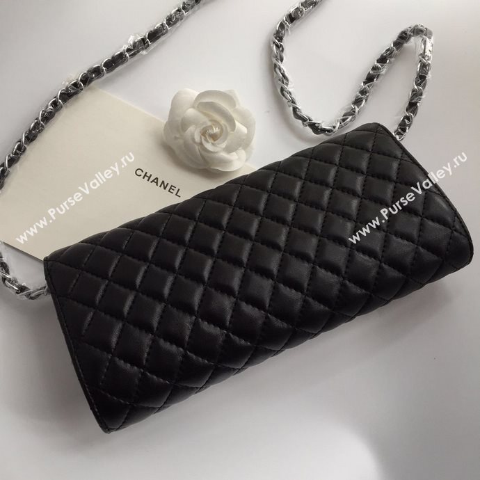 Chanel 80041 small tote shoulder handbag black bag 5664