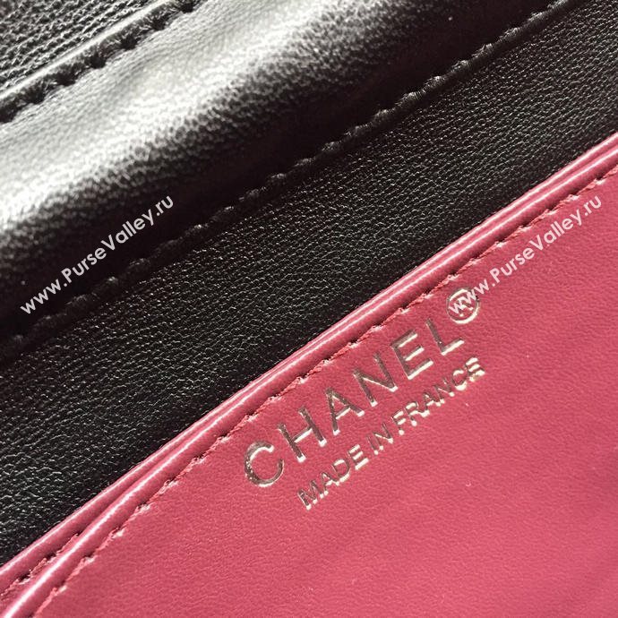 Chanel 80041 small tote shoulder handbag black bag 5664